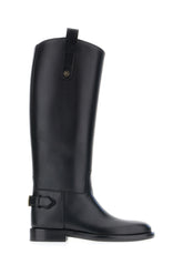 Black leather boots -  | Wise