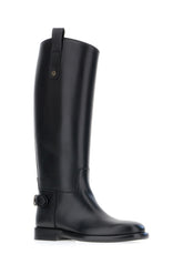 Black leather boots -  | Wise