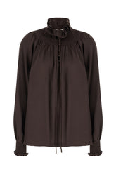 Printed silk blouse -  | Wise