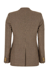 Giacca in misto lana ricamata -  | Wise