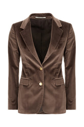 Antiqued pink velvet blazer -  | Wise