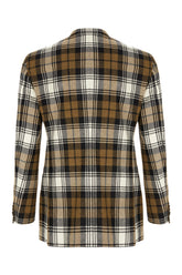 Embroidered wool blend blazer -  | Wise