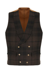 Embroidered wool vest -  | Wise