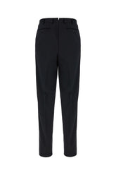 Pantalone in misto lana stretch nero -  | Wise