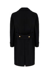 Black wool blend coat -  | Wise