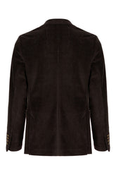 Dark brown corduroy blazer -  | Wise