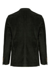 Dark green corduroy blazer -  | Wise