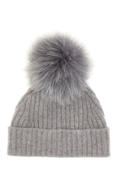Melange grey beanie hat -  | Wise