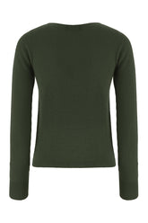 Maglione in cashmere verde scuro -  | Wise