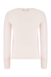 Maglione in cashmere rosa pastello -  | Wise