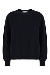 Maglione in lana blu notte -  | Wise