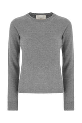 Maglione in cashmere grigio melangé -  | Wise