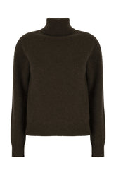 Maglione in lana verde scuro -  | Wise