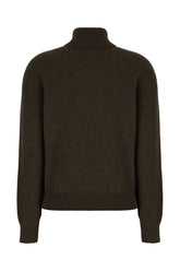Maglione in lana verde scuro -  | Wise