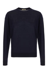 Midnight blue wool sweater -  | Wise