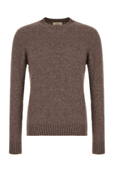 Brown wool blend sweater -  | Wise
