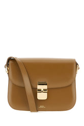 Borsa a tracolla Grace piccola in pelle biscotto -  | Wise
