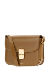 Borsa a tracolla Grace piccola in pelle biscotto -  | Wise