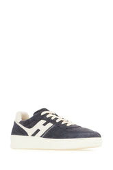 Navy blue suede H630 sneakers -  | Wise