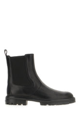 Black leather ankle boots -  | Wise