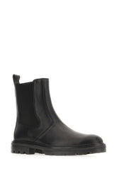 Black leather ankle boots -  | Wise