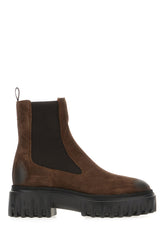 Brown suede ankle boots -  | Wise