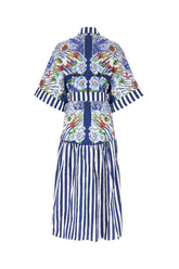 Printed poplin shirt dress -  | Wise