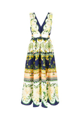 Printed cotton dress -  | Wise