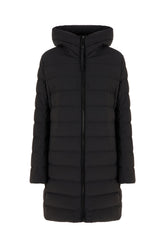 Black nylon blend down jacket -  | Wise