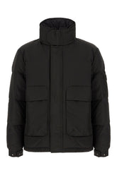 Black nylon Riddik down jacket -  | Wise