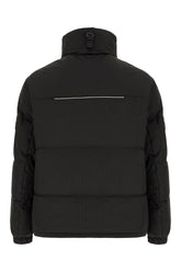Black nylon Riddik down jacket -  | Wise