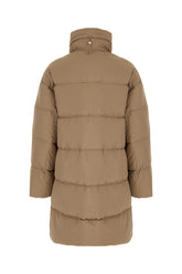 Cappuccino polyester Shiva down jacket -  | Wise