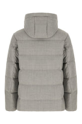 Grey wool down jacket -  | Wise