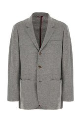 Grey cashmere blazer -  | Wise