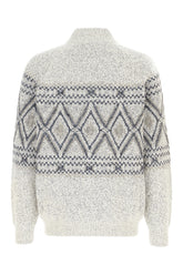 Embroidered wool blend cardigan -  | Wise