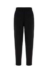 Pantalone jogging in misto cotone stretch nero -  | Wise