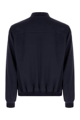 Giubbino in cashmere blu notte -  | Wise