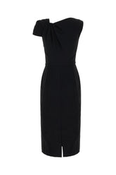 Abito in misto viscosa stretch nero -  | Wise