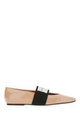 Skin pink leather ballerinas -  | Wise
