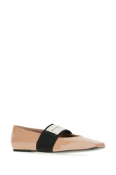 Skin pink leather ballerinas -  | Wise