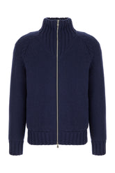 Piumino in cashmere blu navy -  | Wise