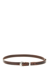 Brown leather belt -  | Wise