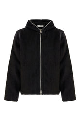 Black wool blend cardigan -  | Wise