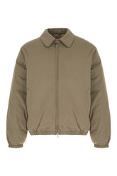 Bomber in misto cotone verde salvia -  | Wise