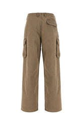 Olive green cotton cargo pants -  | Wise