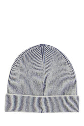 Embroidered wool blend beanie hat -  | Wise