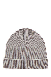Embroidered wool blend beanie hat -  | Wise