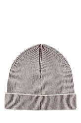 Embroidered wool blend beanie hat -  | Wise