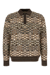 Multicolor wool blend sweater -  | Wise