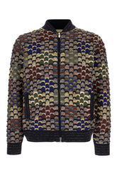 Multicolor wool and acrylic cardigan -  | Wise